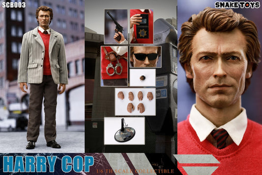 Snake Toys Police Harry Cop 1:6 Scale Collectible Figure SCB03