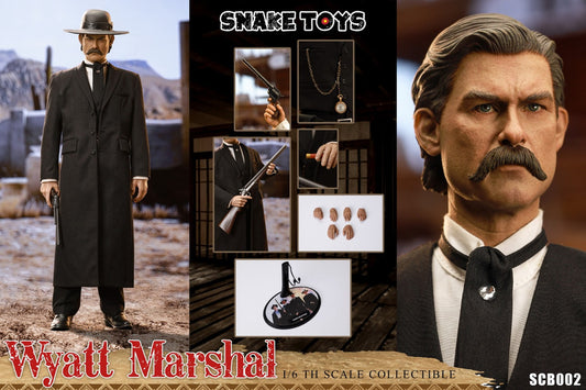 Snake Toys Tombstone Wyatt Marshal Deluxe Edition 1:6 Scale Collectible Figure SCB02