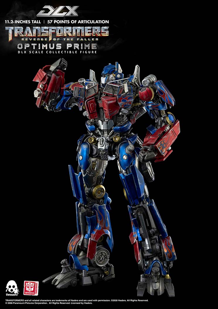 Threezero Transformers: Revenge of the Fallen DLX Optimus Prime Collectible Figure