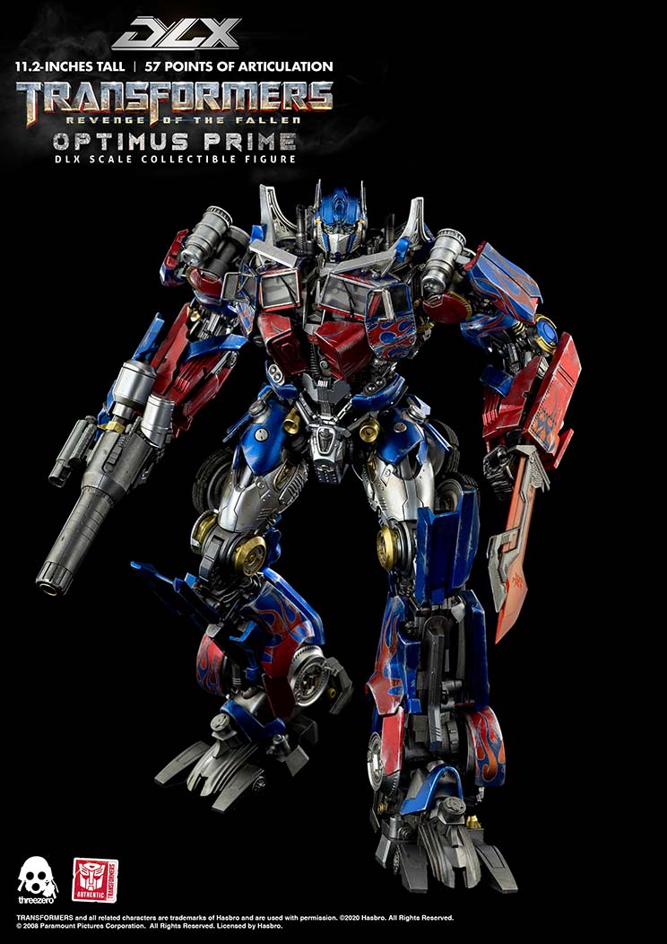 Threezero Transformers: Revenge of the Fallen DLX Optimus Prime Collectible Figure