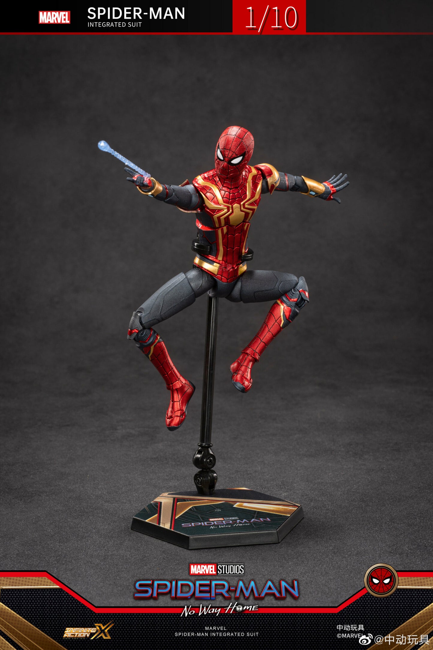 ZD Toys Spider-Man (Integrated Suit) 1:10 Scale Collectible Figure