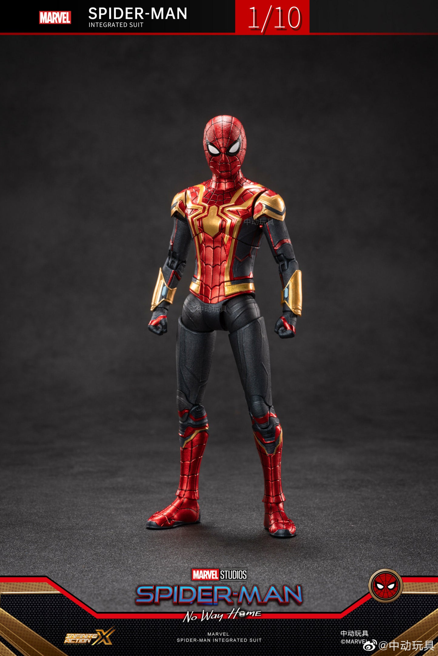 ZD Toys Spider-Man (Integrated Suit) 1:10 Scale Collectible Figure