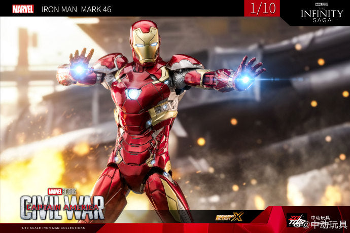 ZD Toys Iron Man Mark 46 1:10 Collectible Figure