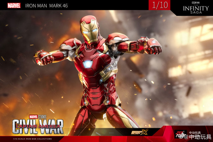 ZD Toys Iron Man Mark 46 1:10 Collectible Figure