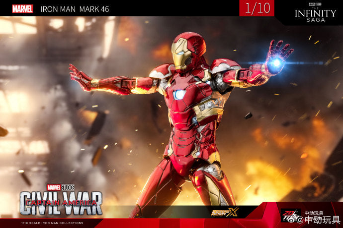 ZD Toys Iron Man Mark 46 1:10 Collectible Figure