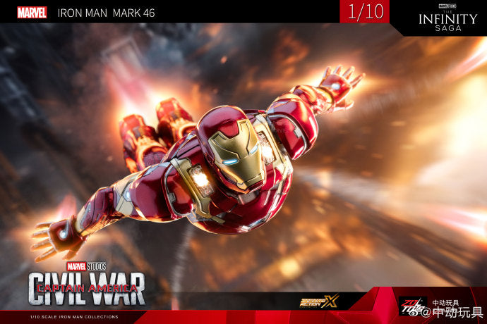 ZD Toys Iron Man Mark 46 1:10 Collectible Figure