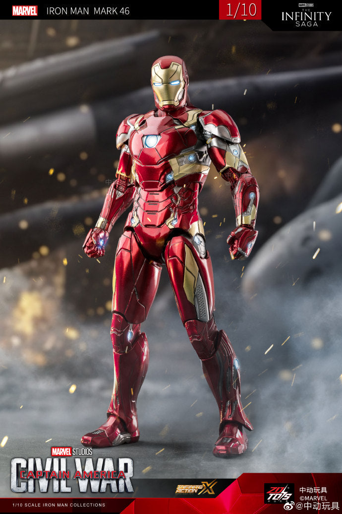 ZD Toys Iron Man Mark 46 1:10 Collectible Figure