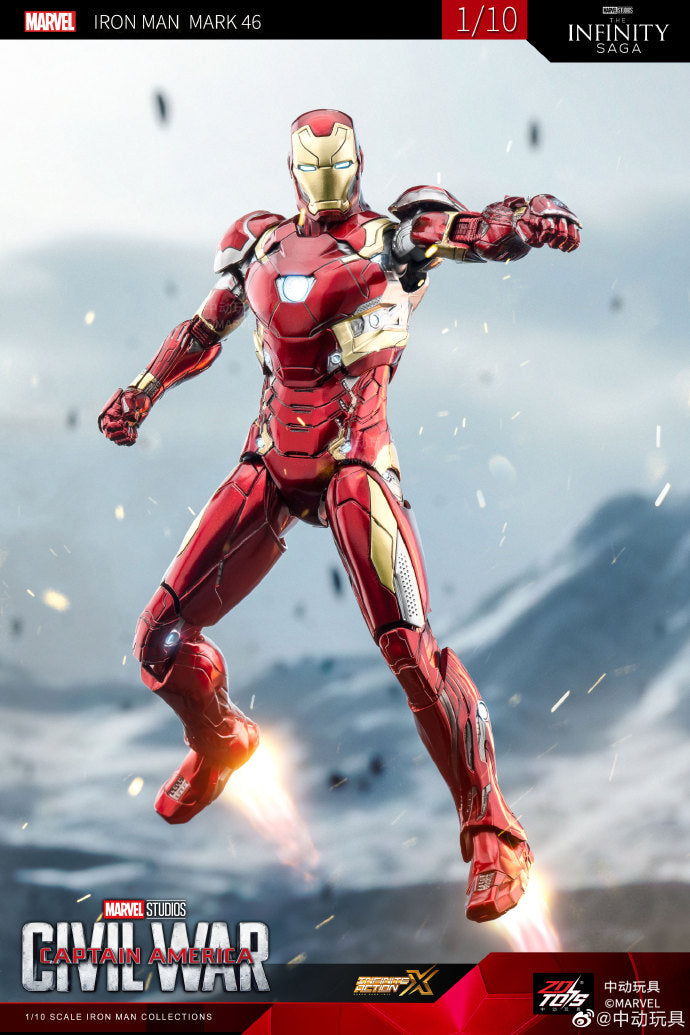 ZD Toys Iron Man Mark 46 1:10 Collectible Figure