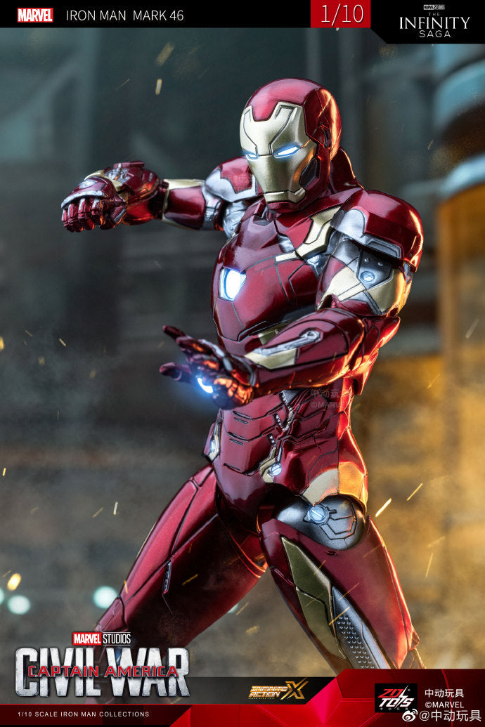 ZD Toys Iron Man Mark 46 1:10 Collectible Figure