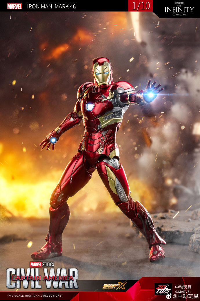 ZD Toys Iron Man Mark 46 1:10 Collectible Figure