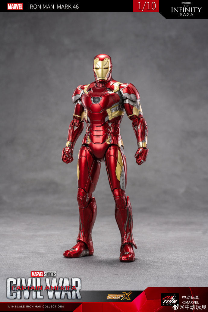 ZD Toys Iron Man Mark 46 1:10 Collectible Figure