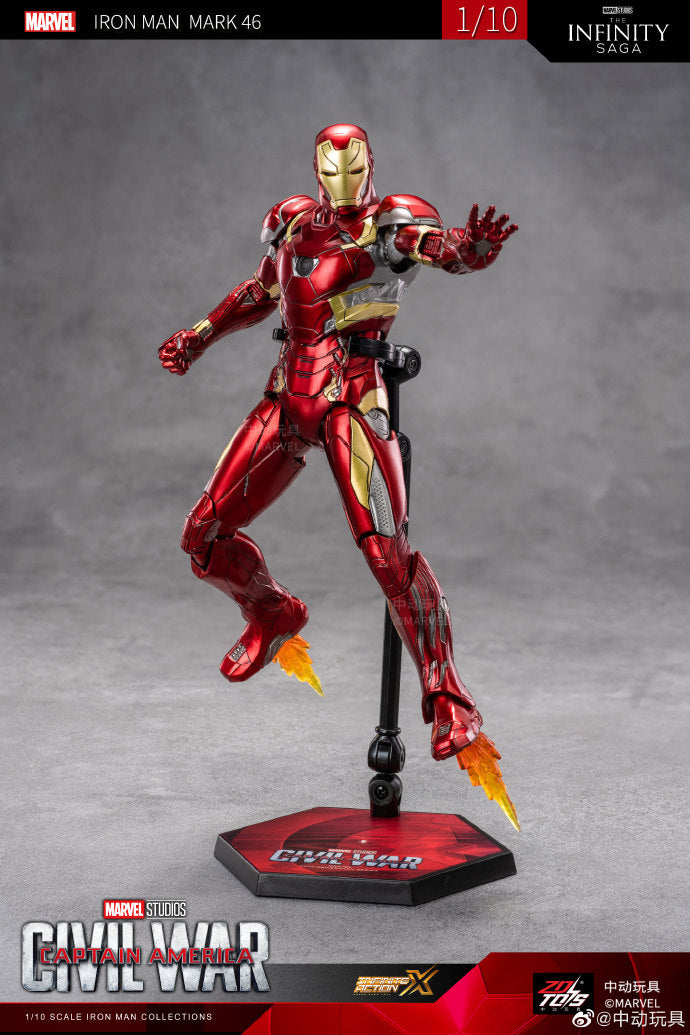 ZD Toys Iron Man Mark 46 1:10 Collectible Figure