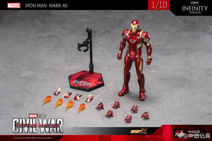 ZD Toys Iron Man Mark 46 1:10 Collectible Figure