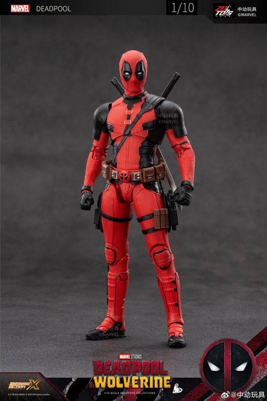 ZD Toys Deadpool &amp; Wolverine - Deadpool 1:10 Scale Collectible Figure