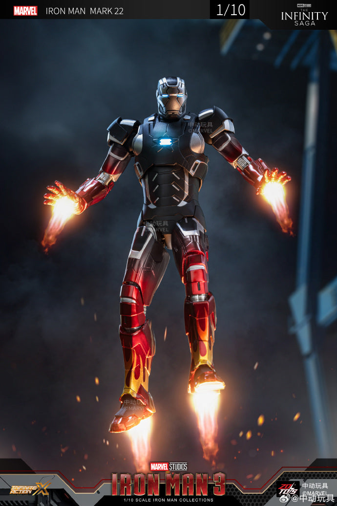 ZD Toys Iron Man 3 Mark 22 1:10 Scale Collectible Figure