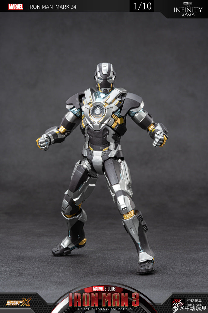 ZD Toys Iron Man 3 Mark 24 1:10 Scale Collectible Figure