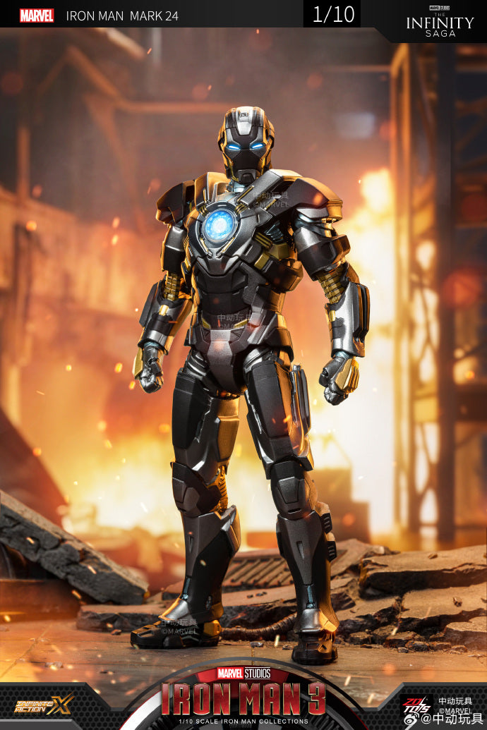 ZD Toys Iron Man 3 Mark 24 1:10 Scale Collectible Figure