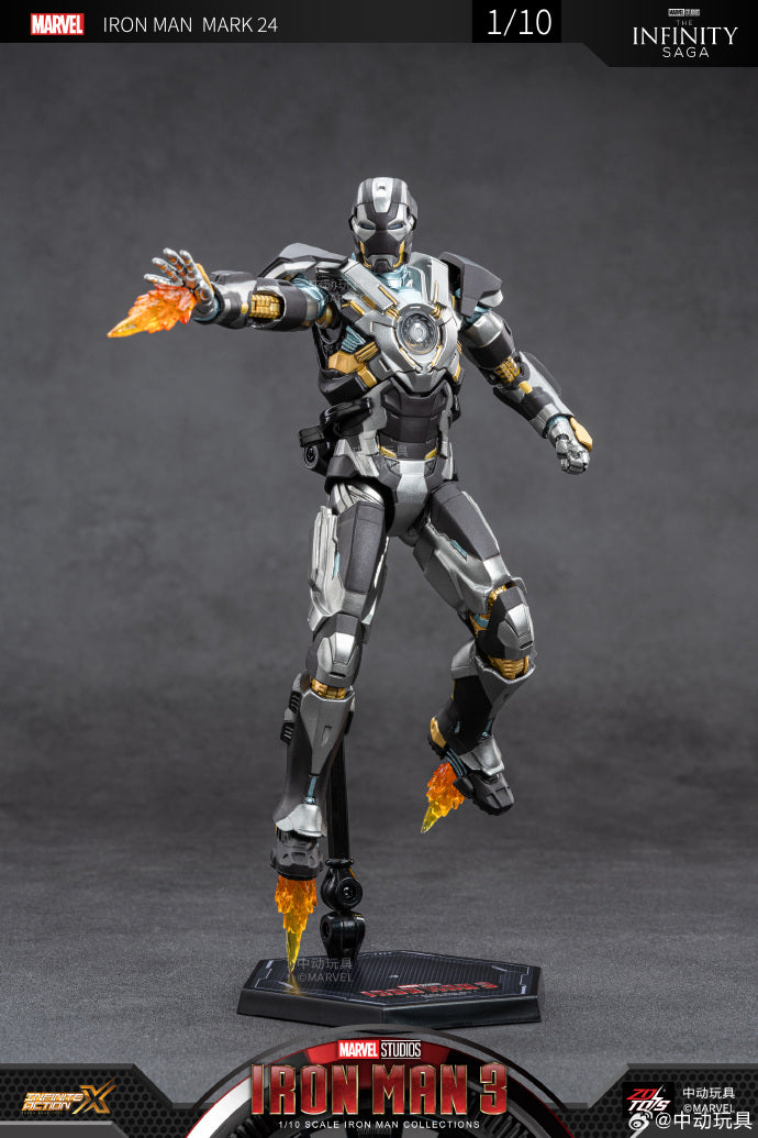 ZD Toys Iron Man 3 Mark 24 1:10 Scale Collectible Figure