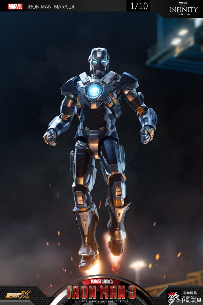 ZD Toys Iron Man 3 Mark 24 1:10 Scale Collectible Figure