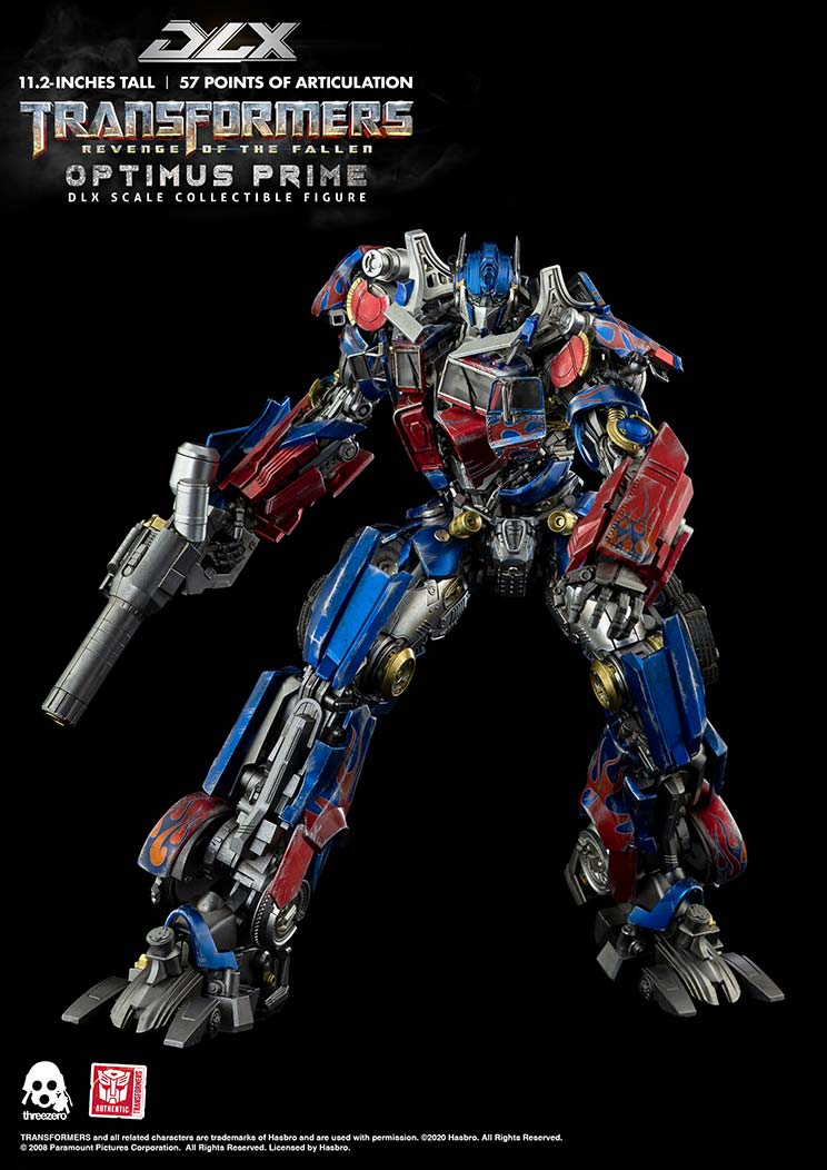 Threezero Transformers: Revenge of the Fallen DLX Optimus Prime Collectible Figure