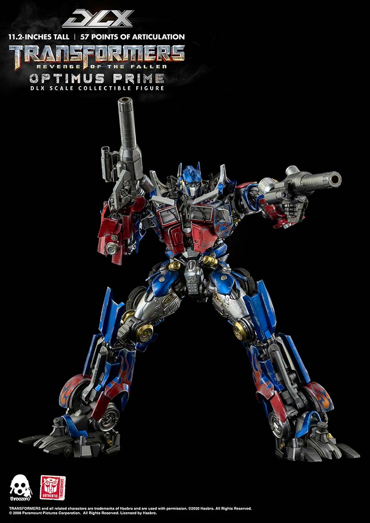 Threezero Transformers: Revenge of the Fallen DLX Optimus Prime Collectible Figure