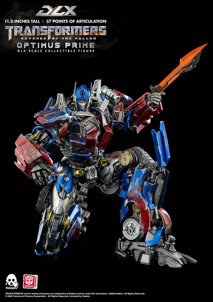 Threezero Transformers: Revenge of the Fallen DLX Optimus Prime Collectible Figure