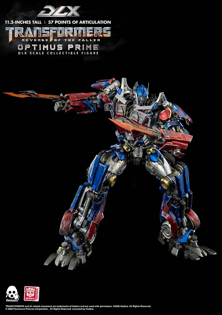 Threezero Transformers: Revenge of the Fallen DLX Optimus Prime Collectible Figure