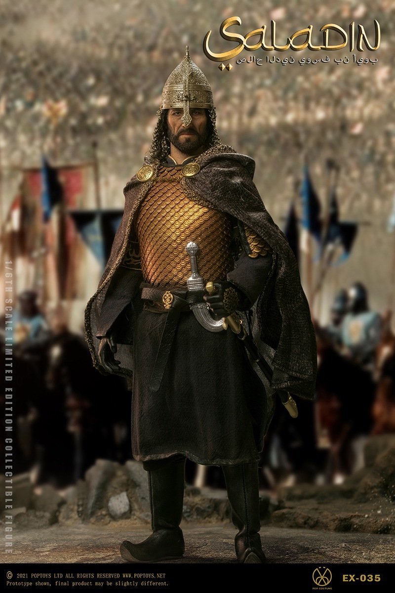 POPTOYS 1:6 “Nothing,Everything” Saladin Fine copper handmade armor