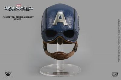 King Arts - Movie Props Series MPS028 - Captain America - 1/1 Scale Captain America Helmet