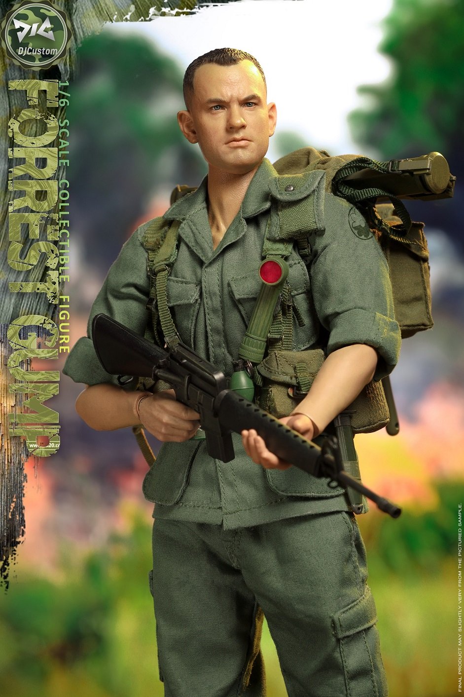 Dj-Custom Gump In Vietnam 1:6 Scale Collectible Figure