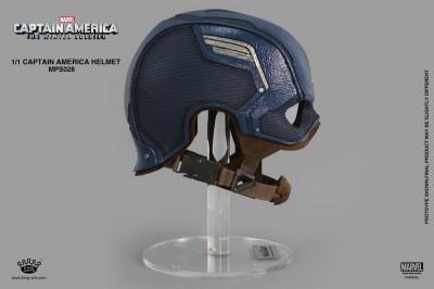 King Arts - Movie Props Series MPS028 - Captain America - 1/1 Scale Captain America Helmet