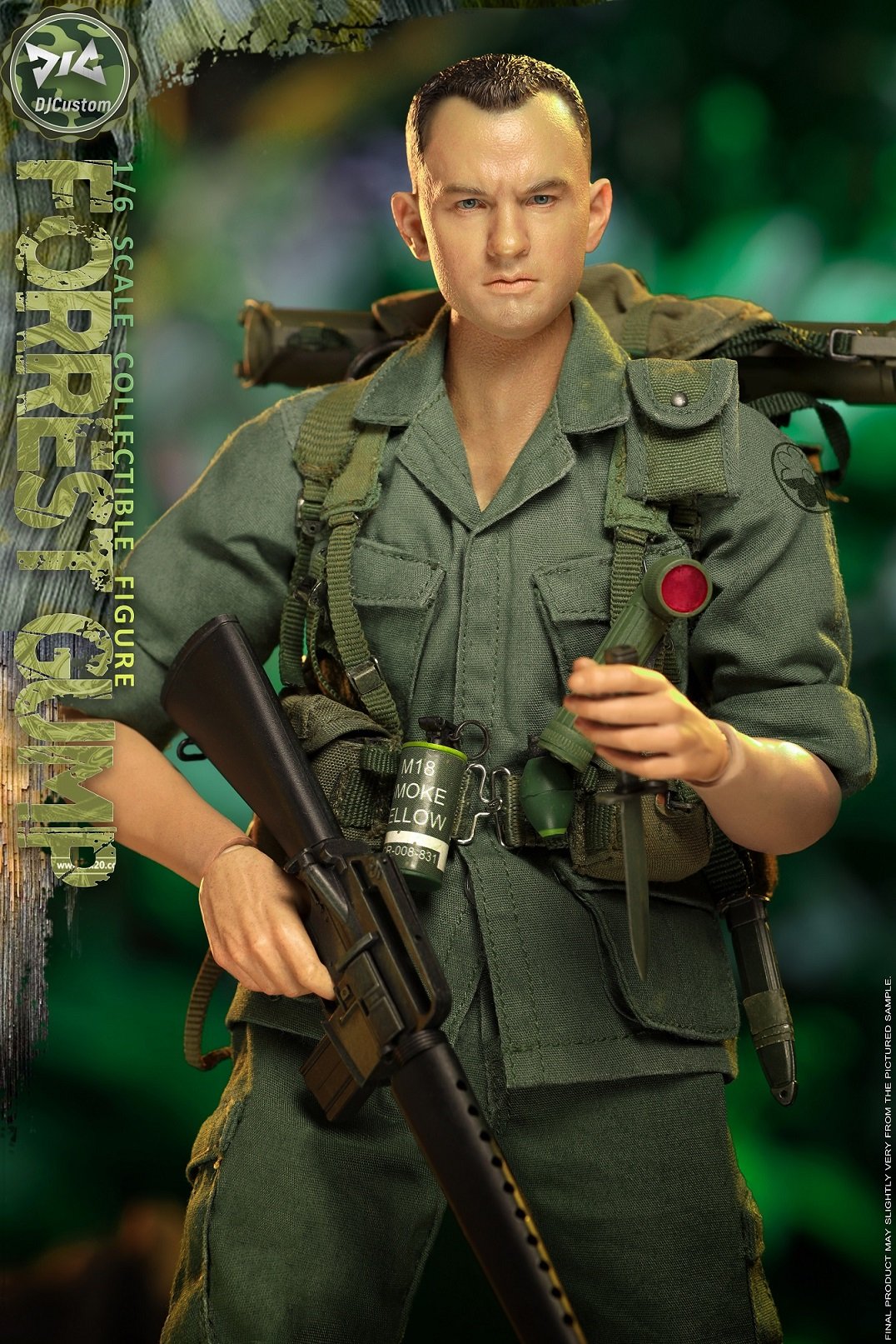 Dj-Custom Gump In Vietnam 1:6 Scale Collectible Figure