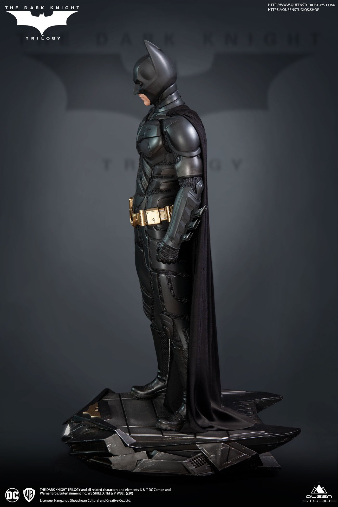 Queen Studios The Dark Knight 1:3 Scale Batman Statue (Premium Version)(Sculptured Hair)