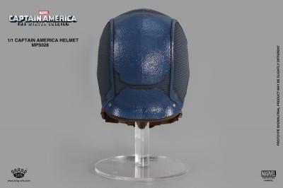 King Arts - Movie Props Series MPS028 - Captain America - 1/1 Scale Captain America Helmet