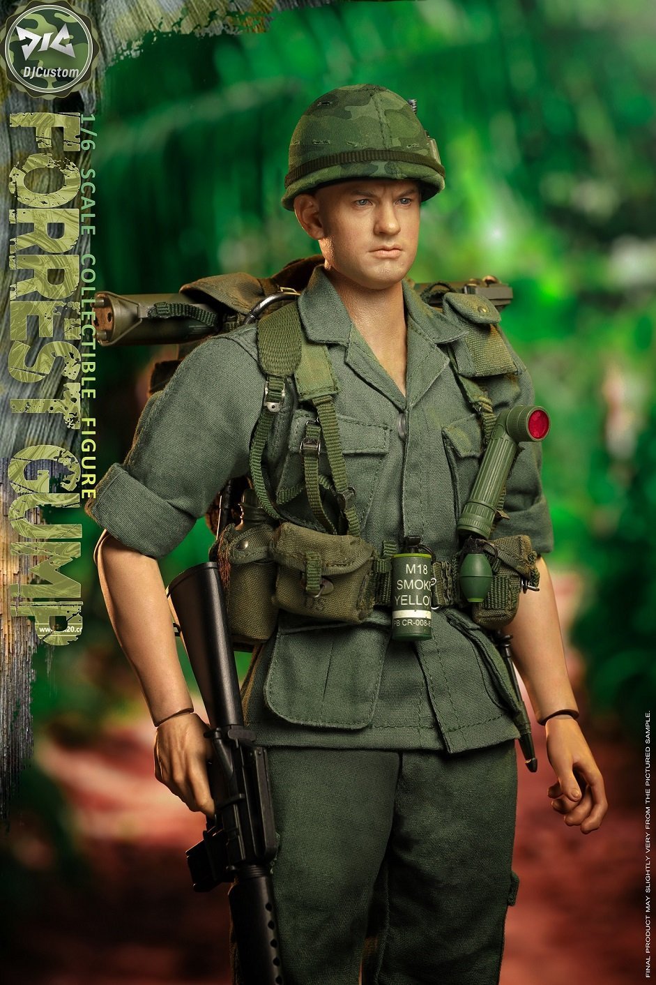 Dj-Custom Gump In Vietnam 1:6 Scale Collectible Figure