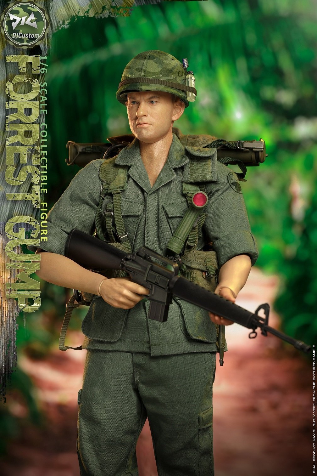 Dj-Custom Gump In Vietnam 1:6 Scale Collectible Figure