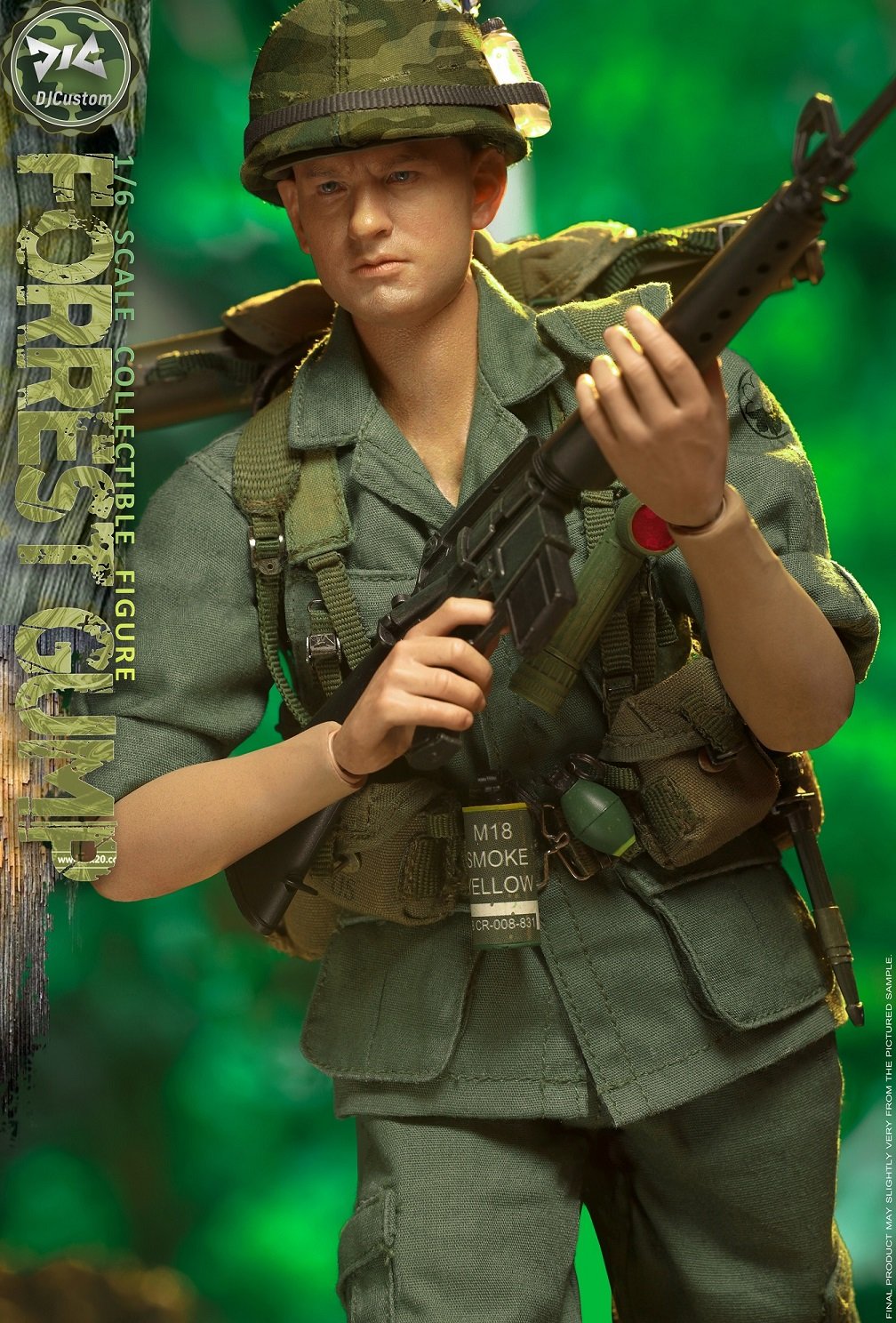 Dj-Custom Gump In Vietnam 1:6 Scale Collectible Figure