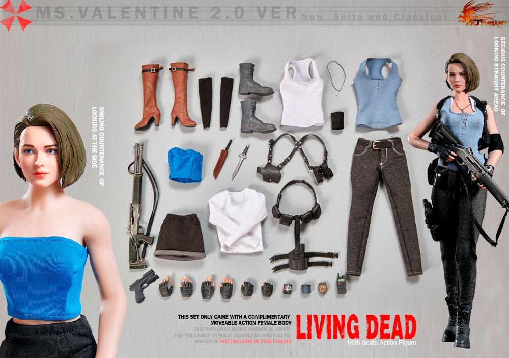 Hot Heart 1:6 Scale Collectible Figure Ms.Valentine 2.0 Set C