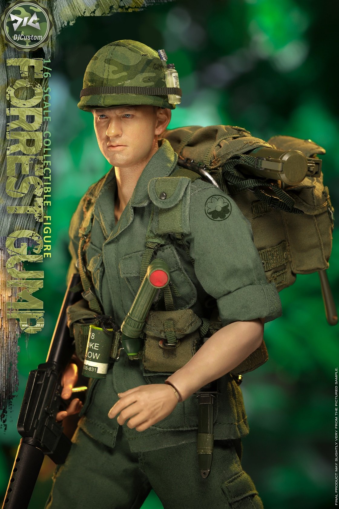 Dj-Custom Gump In Vietnam 1:6 Scale Collectible Figure