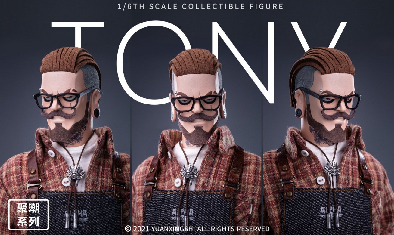 Yuanxingshi 1:6 Scale Gathering Trend Series Firstround Oil Head Barber Tony