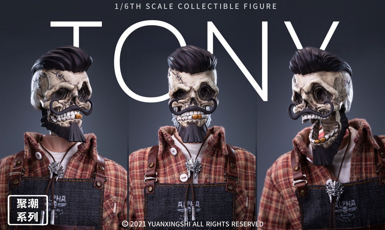 Yuanxingshi 1:6 Scale Gathering Trend Series Firstround Oil Head Barber Tony