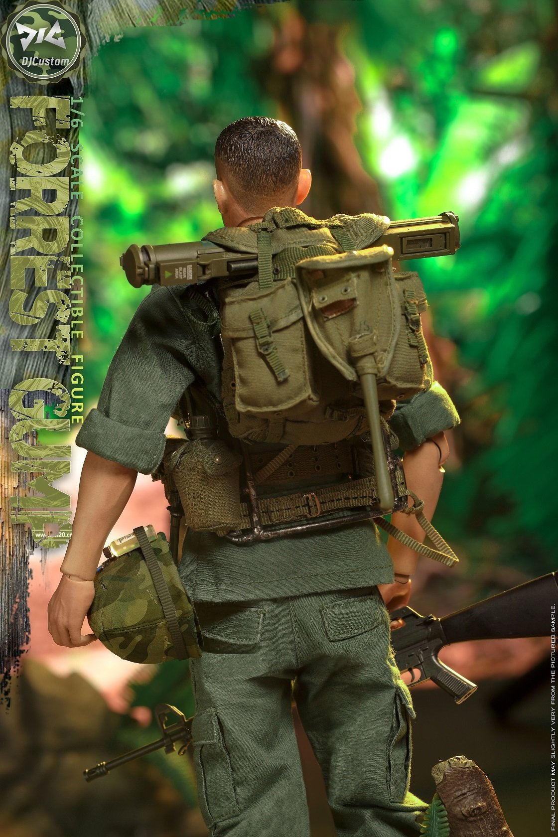 Dj-Custom Gump In Vietnam 1:6 Scale Collectible Figure