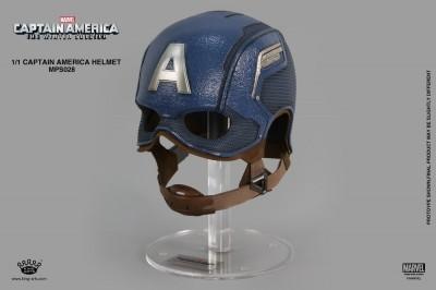 King Arts - Movie Props Series MPS028 - Captain America - 1/1 Scale Captain America Helmet