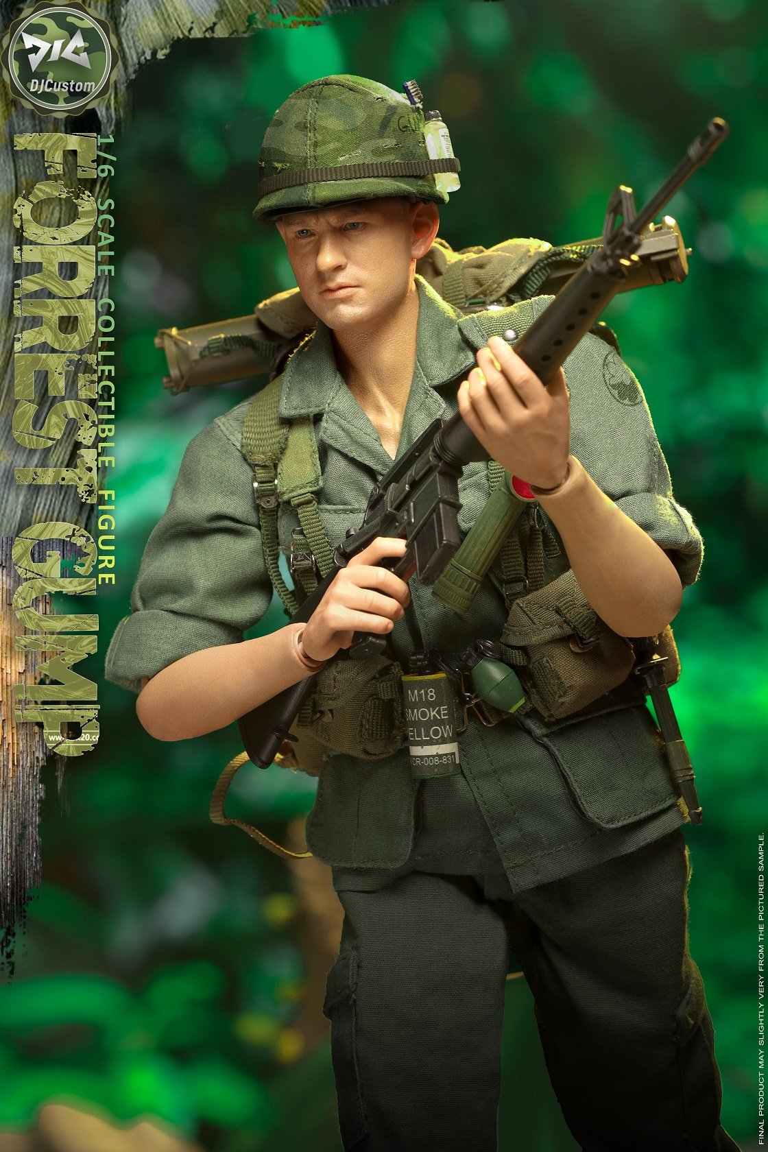 Dj-Custom Gump In Vietnam 1:6 Scale Collectible Figure