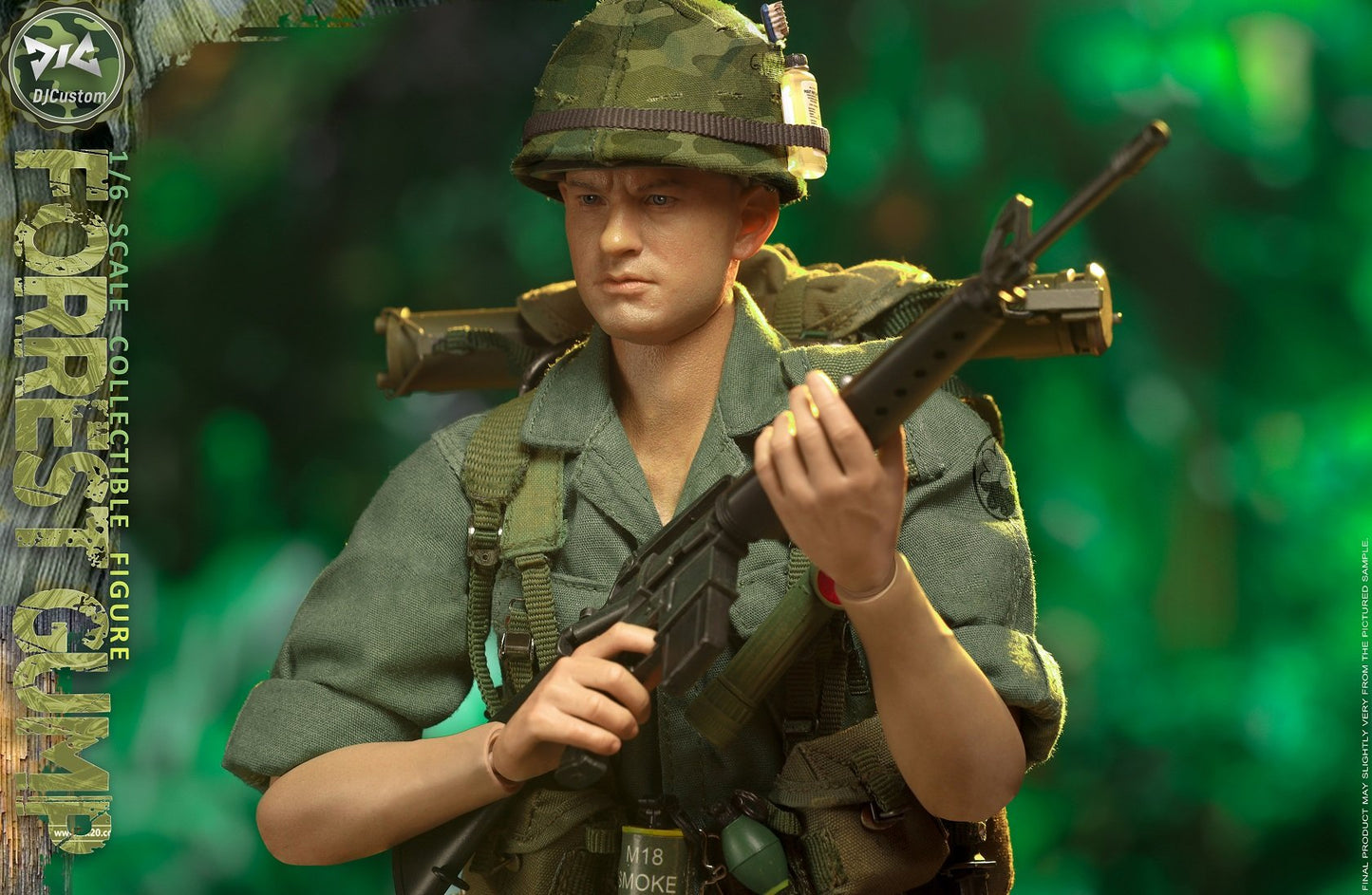 Dj-Custom Gump In Vietnam 1:6 Scale Collectible Figure