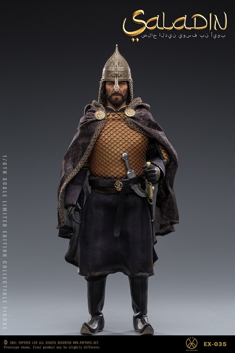 POPTOYS 1:6 “Nothing,Everything” Saladin Fine copper handmade armor