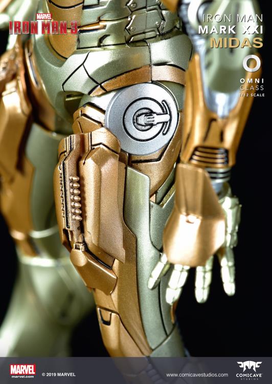 Comicave Studios 1:12 Scale Iron Man Mark XXI - Midas Collectible Figure