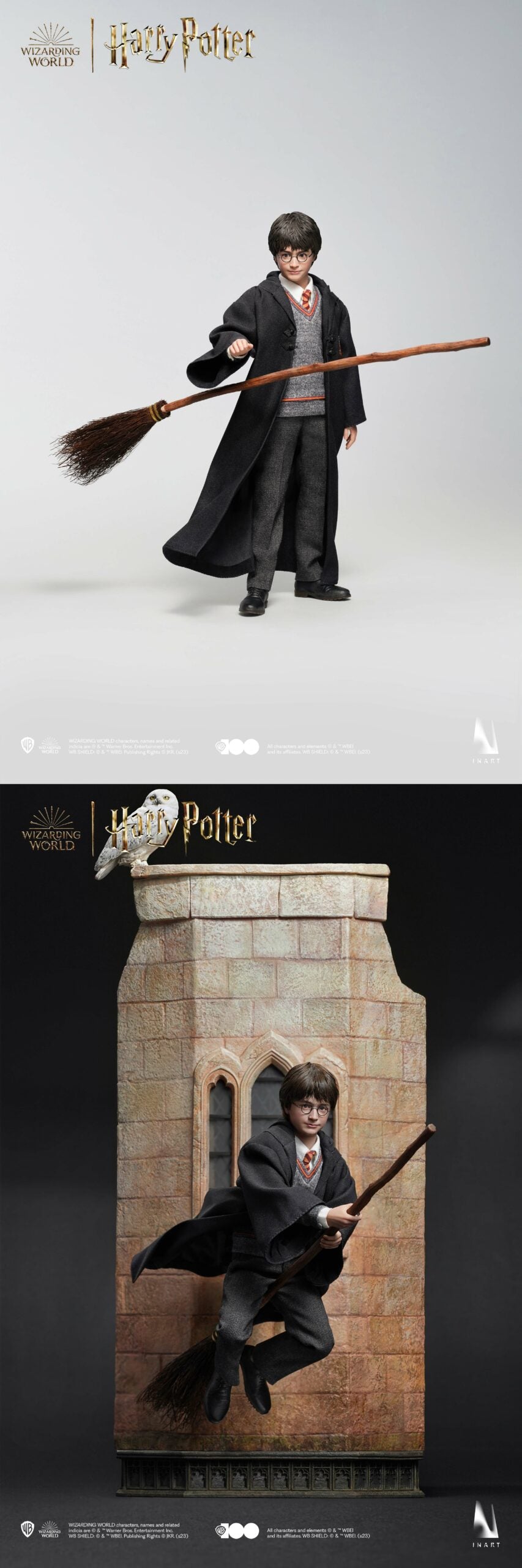 INART Harry Potter And The Sorcerer's Stone Harry Potter College Suit 1/6th Scale Collectible Figure (Premium Version)(Rooted Hair)