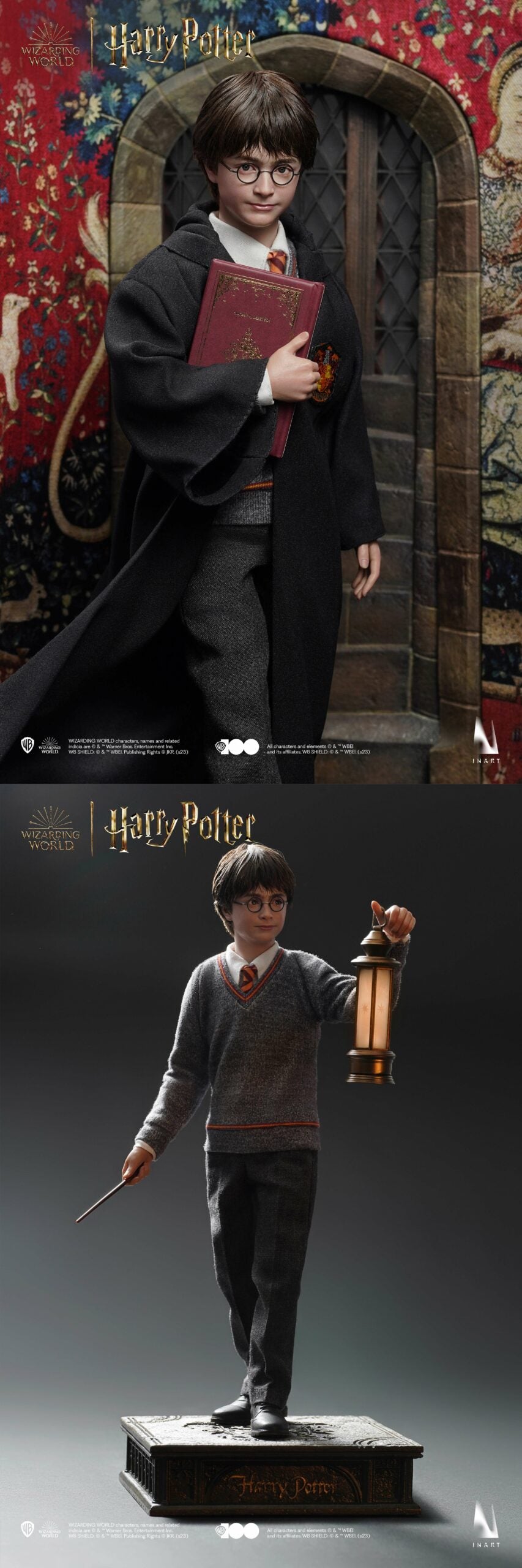 INART Harry Potter And The Sorcerer's Stone Harry Potter College Suit 1/6th Scale Collectible Figure (Premium Version)(Rooted Hair)