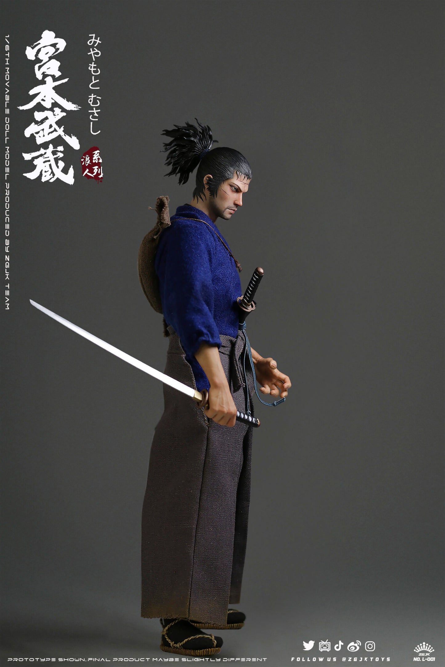 ZGJKToys 1:6 Scale Musashi Miyamoto